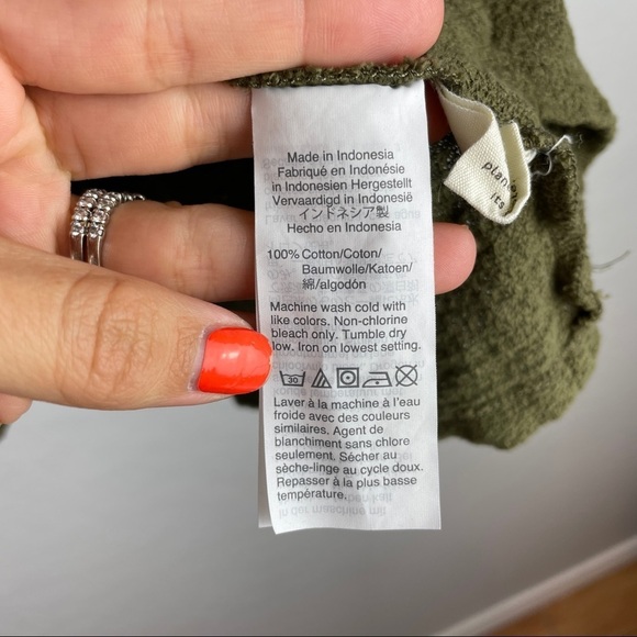 Madewell Ruffle-Sleeve‎ Tank Top in Olive Green - Picture 3 of 7